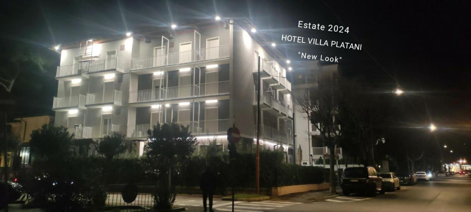 Hotel Villa Platani Riccione Exterior foto